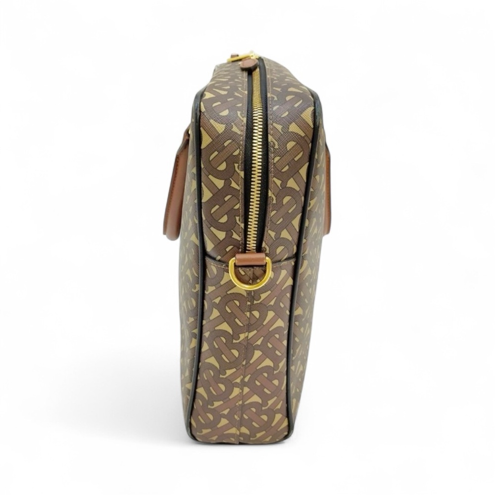 Burberry TB Monogram Laptop Business Briefcase Bag - Picture 3 of 8